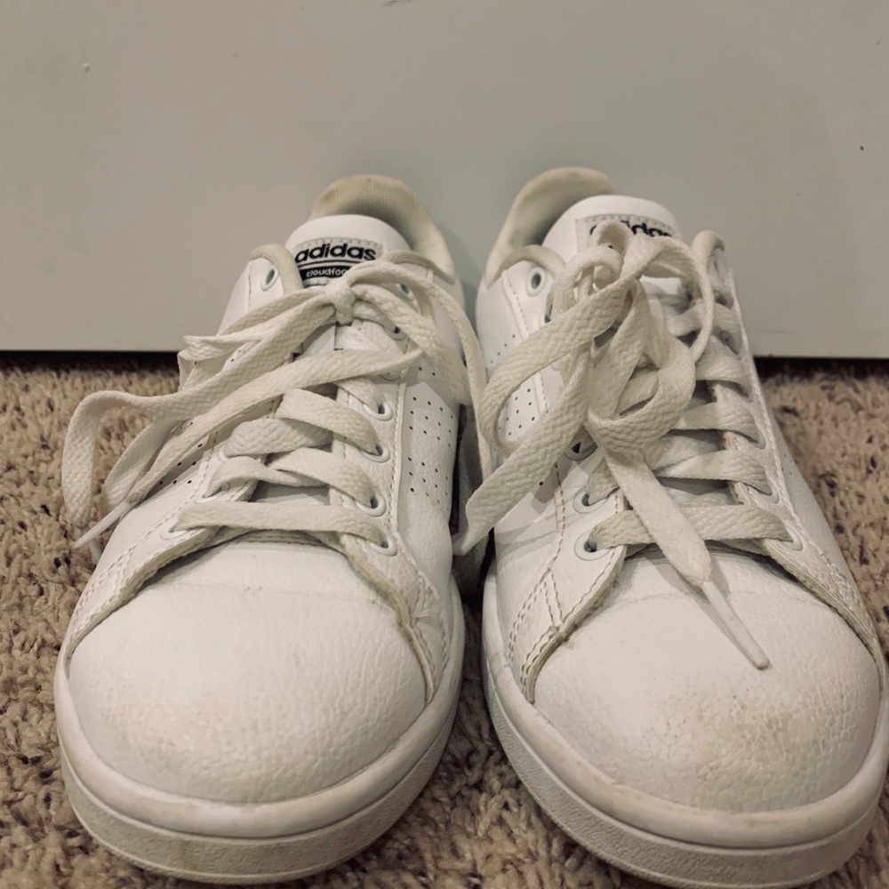 Adidas white shoes